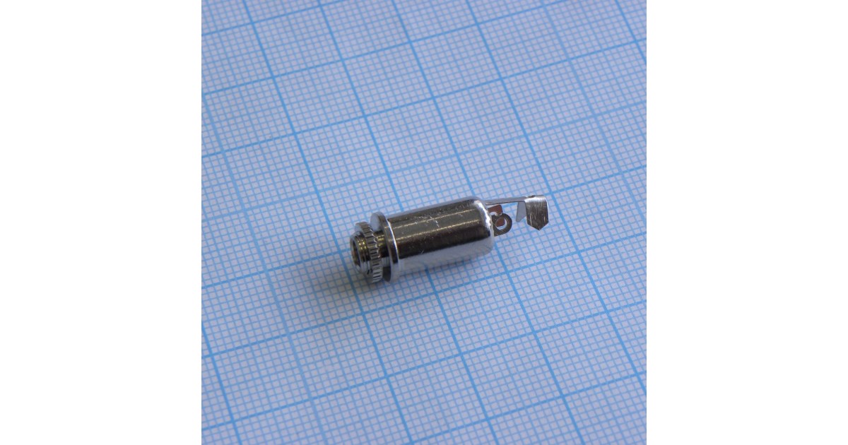 Купить TRS 3.5 (mini jack) гнездо приборное мет . оптом в Москве
