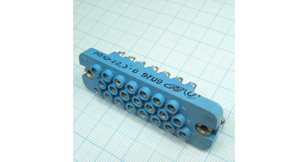 Купить РП10-22 З-П-О розетка Россия оптом в Москве