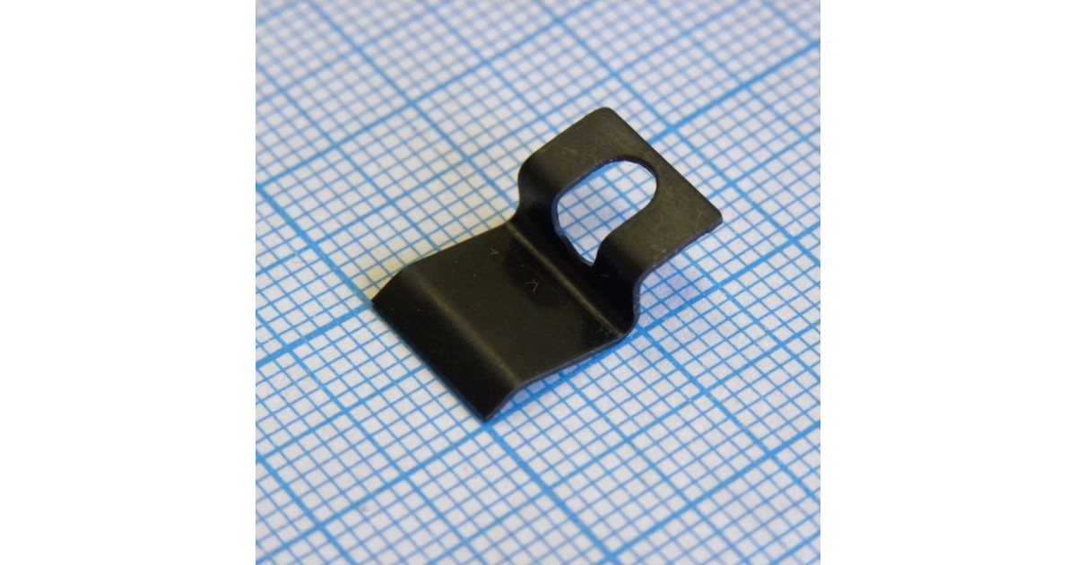 Купить Скоба прижимная (черная) для ТО-220 Россия оптом в Москве