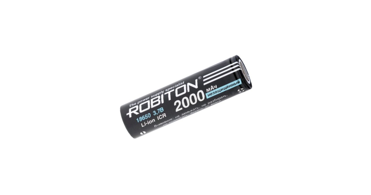 Купить Аккумулятор 18650 Li18650-2000NP Robiton оптом в Москве