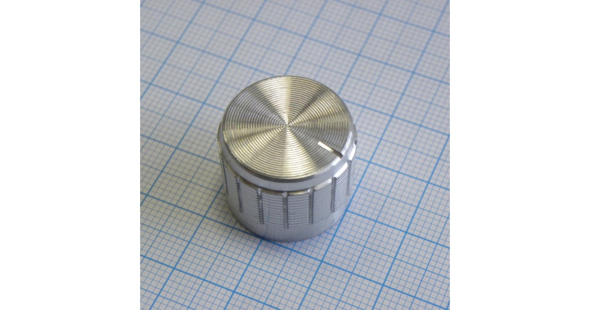 Купить Ручка 21x17BL серебр. насечка, d=6mm RUICHI оптом в Москве