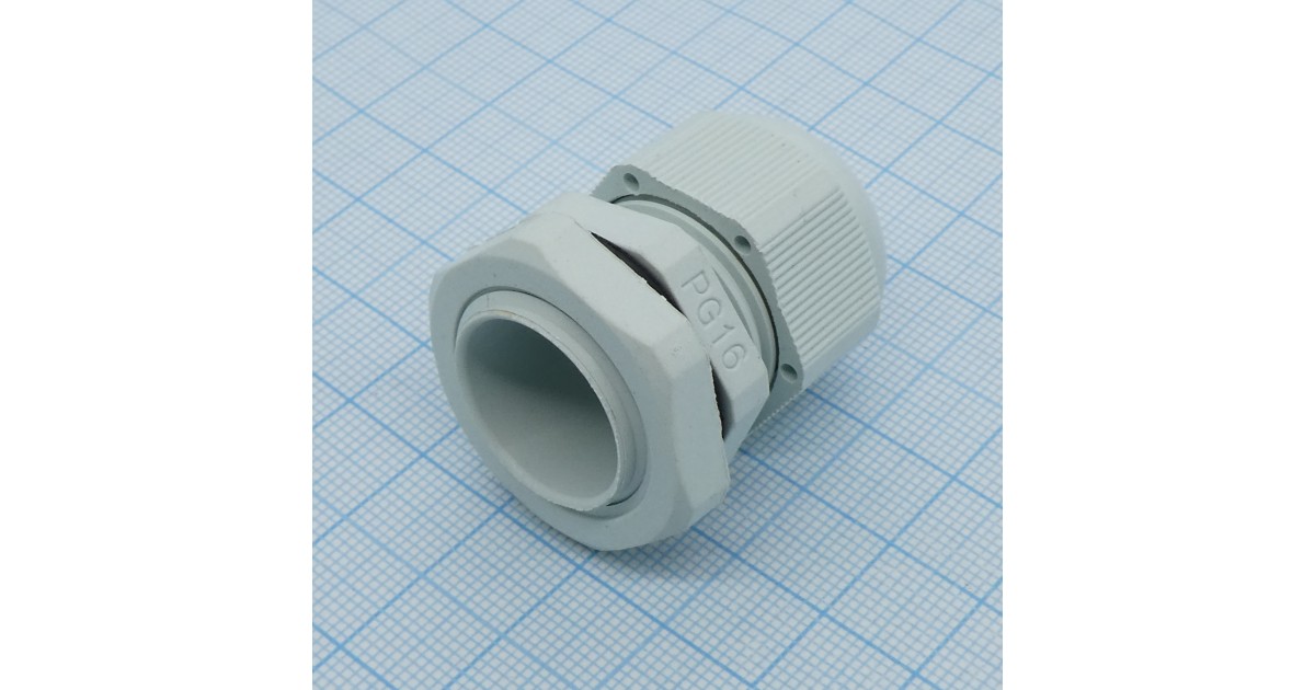 Купить Кабельный ввод PG-16 серый YCD оптом в Москве