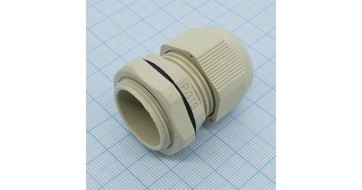 Купить Кабельный ввод PG-19 серый YCD оптом в Москве