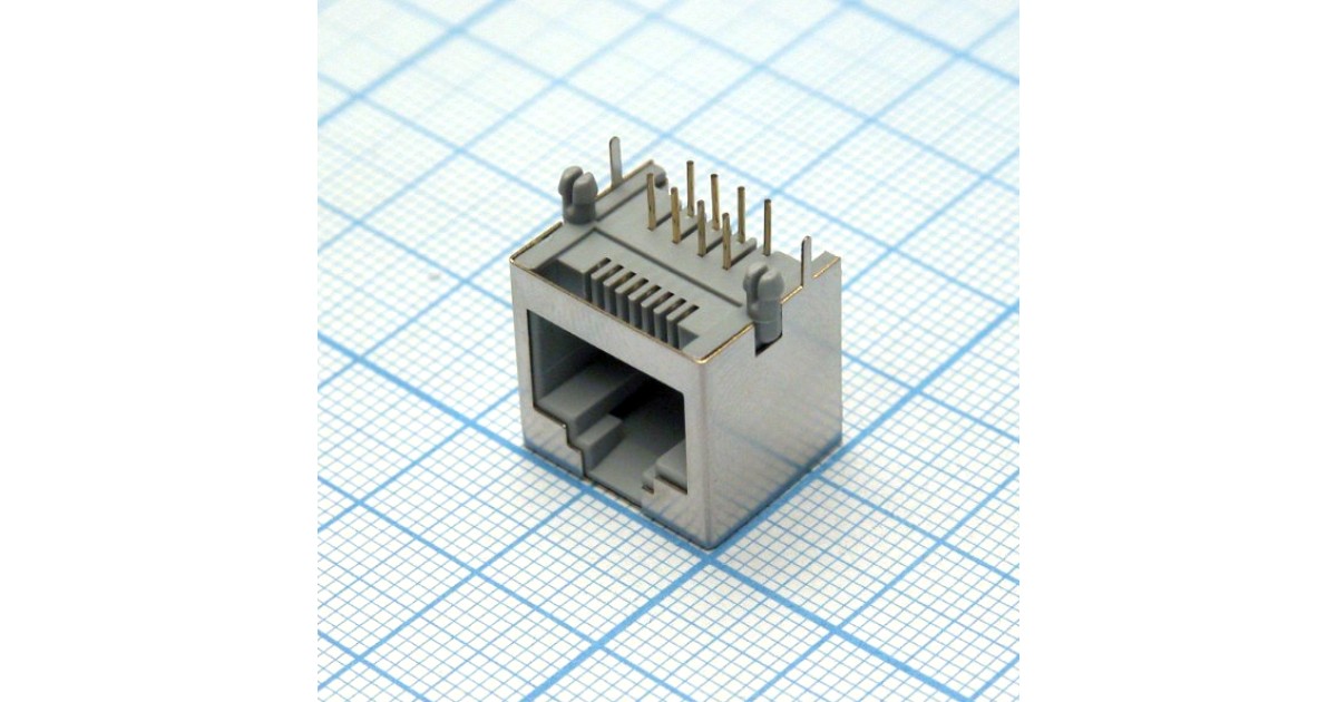 Купить TJ8P8C розетка в плату 55-11 5521-S 8P CZT оптом в Москве