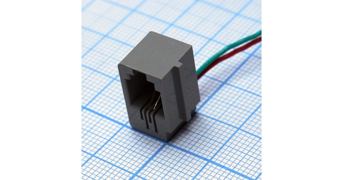Купить TJ4P2C розетка с проводом (202) 102 616E CZT оптом в Москве