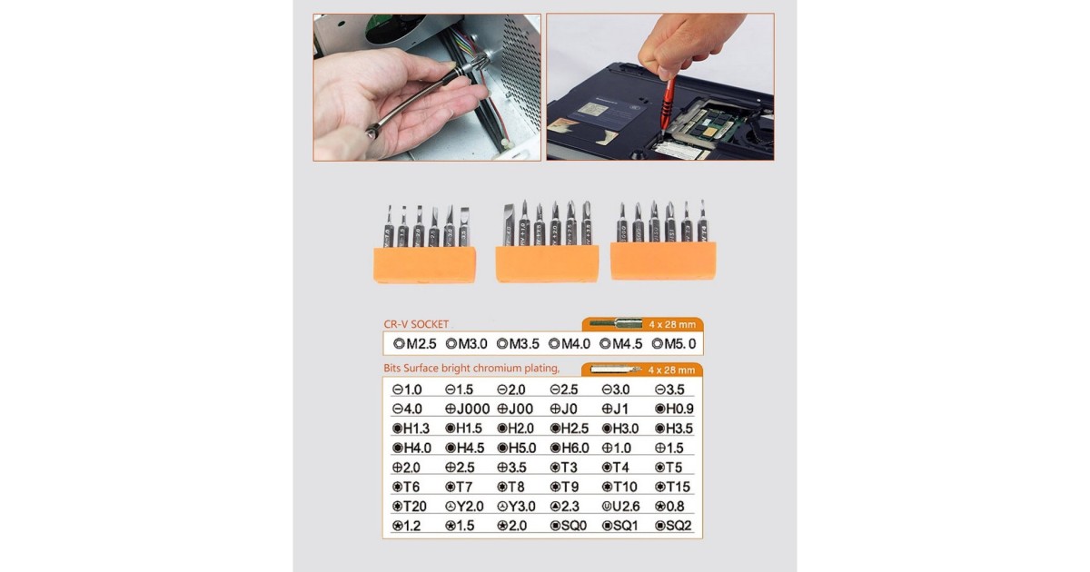 Купить Набор инструментов JM-P01 Jakemy оптом в Москве