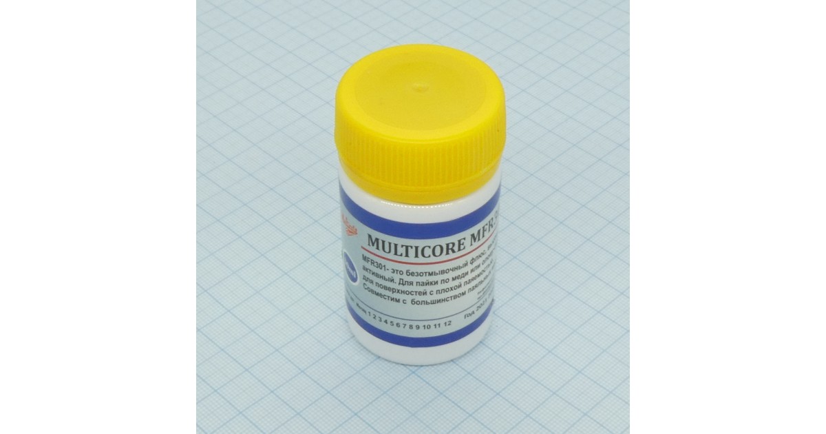 Купить Флюс Multicore MFR301 безотмыв.(30мл) Неизвестно оптом в Москве