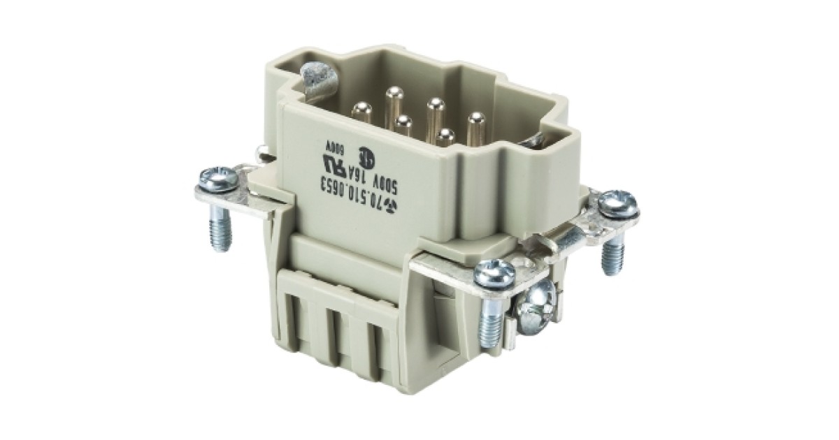 Купить Вилочная контактная вставка 70.510.0653.0 Wieland Electric оптом в Москве