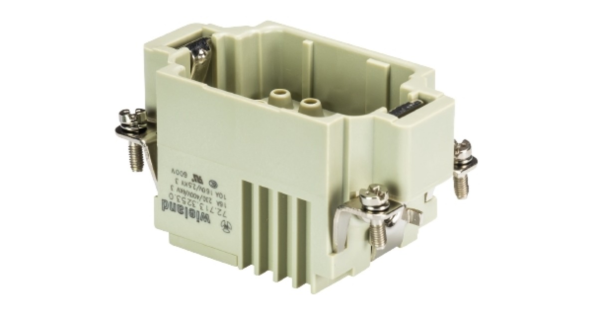 Купить Вилочная контактная вставка 72.713.3253.0 Wieland Electric оптом в Москве