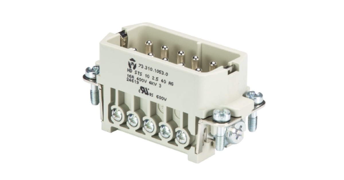 Купить Вилочная контактная вставка 73.310.1053.0 Wieland Electric оптом в Москве