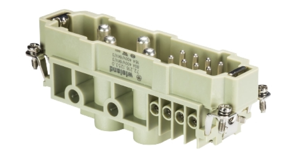 Купить Вилочная контактная вставка 72.216.1253.0 Wieland Electric оптом в Москве