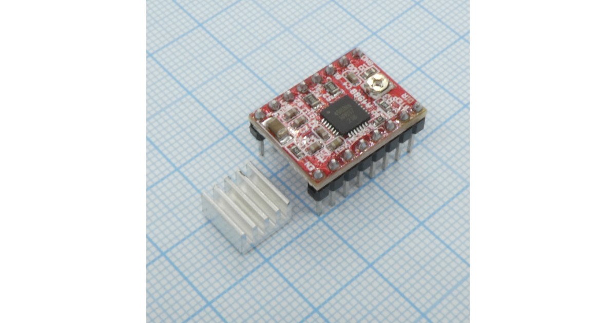 Купить D03-Драйвер шагового двигателя A4988 . оптом в Москве