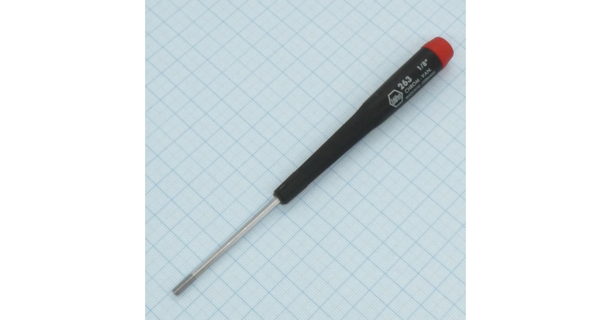 Купить Отвертка 263P  1/8"x60 Wiha оптом в Москве