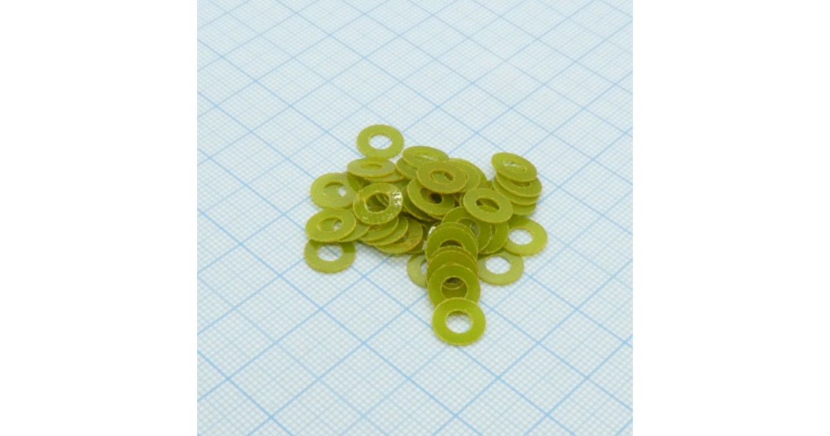 Купить Шайба изол. М4.0х0.5 (50шт.)стеклотекст. ДДК оптом в Москве