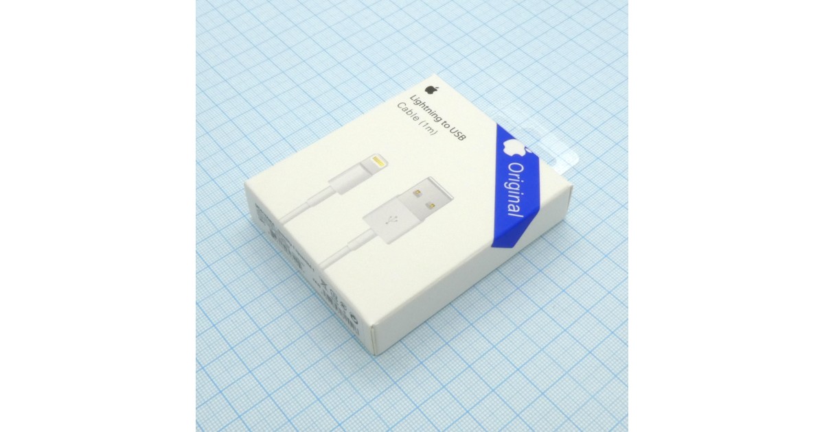 Купить Шнур USB A (шт.) - Lightning (шт) 1м . оптом в Москве