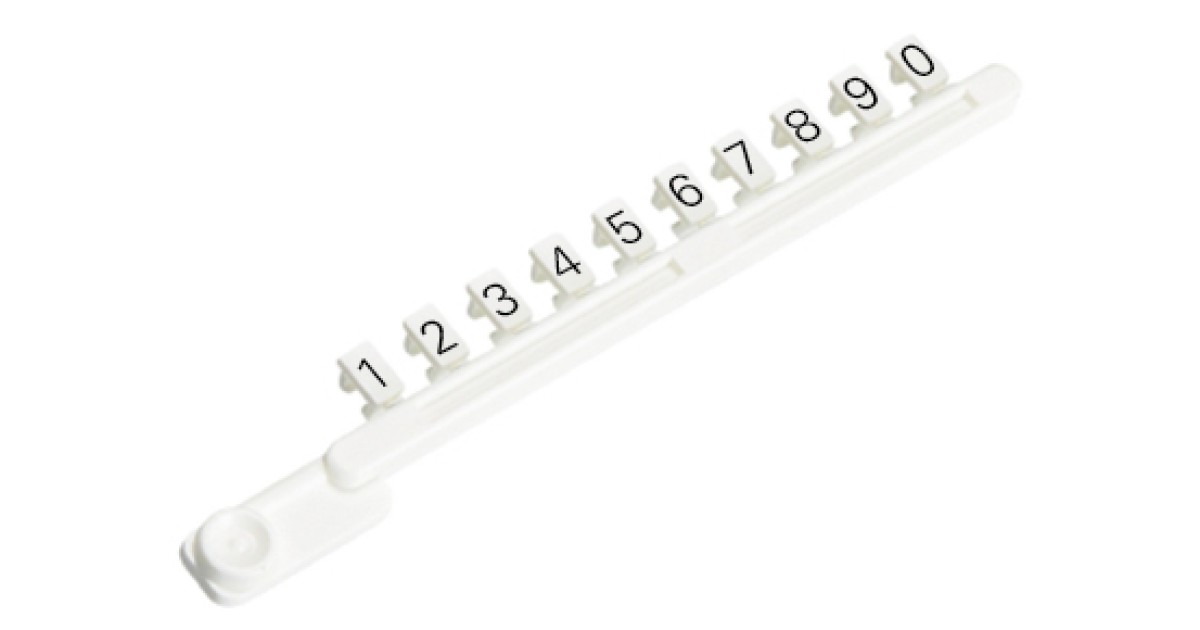 Купить Гребенка с шильдиками 9704 A/1-0 B Wieland Electric оптом в Москве