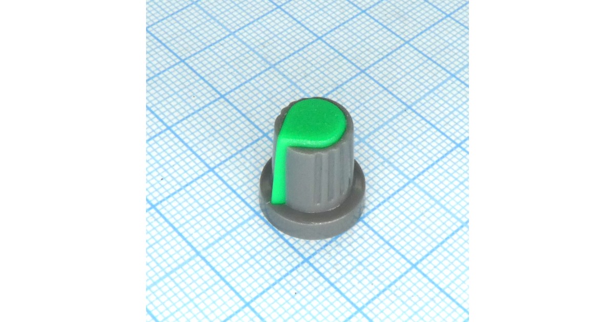 Купить Ручка RR4817 серо-зелён. насечка, d=6mm RUICHI оптом в Москве