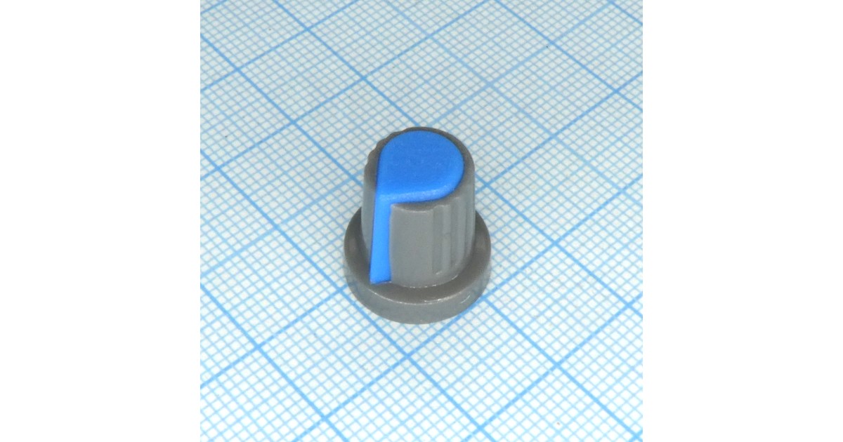 Купить Ручка RR4817 серо-синяя. насечка, d=6mm RUICHI оптом в Москве