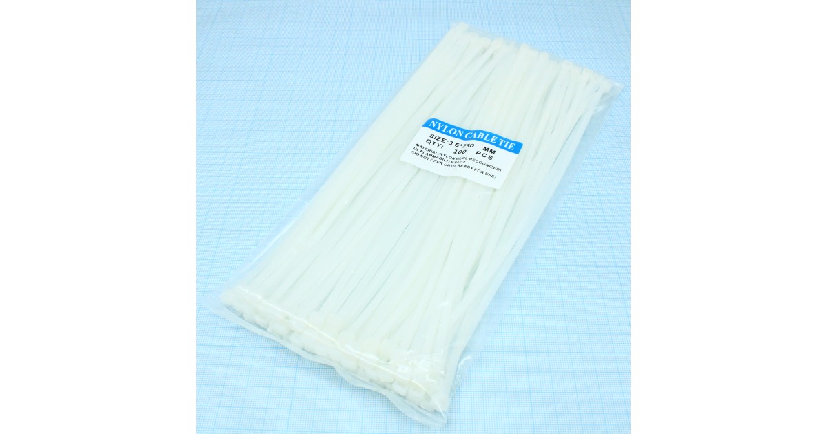 Купить Стяжка 4.0*250 10"(100 шт) YCD оптом в Москве