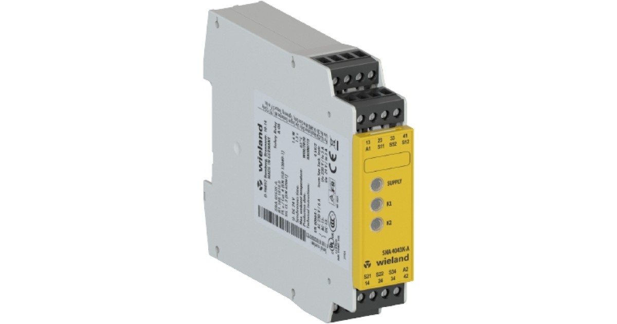 Купить Реле безопасности SNA4043K-A AC/DC 24V Wieland Electric оптом в Москве