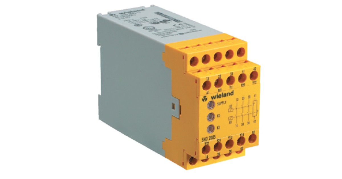 Купить Реле безопасности SNO2005 24 AC 24V Wieland Electric оптом в Москве
