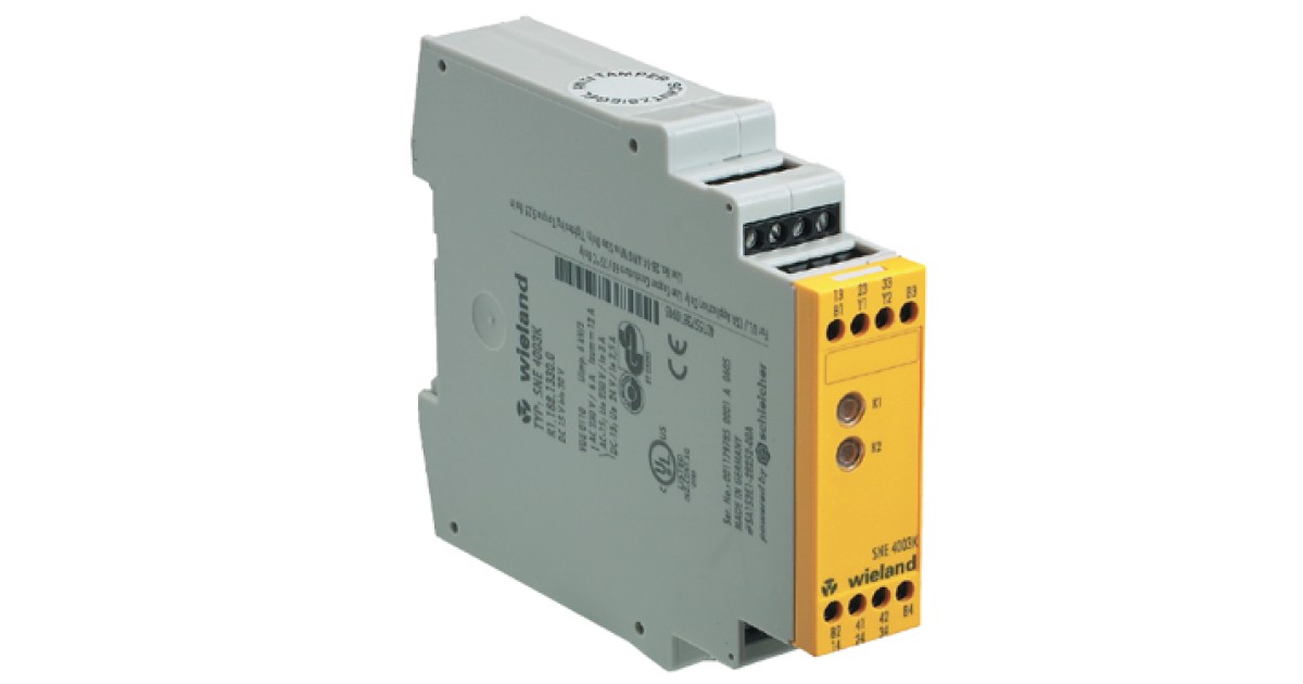 Купить Реле безопасности SNE4003K DC 24V(A Wieland Electric оптом в Москве