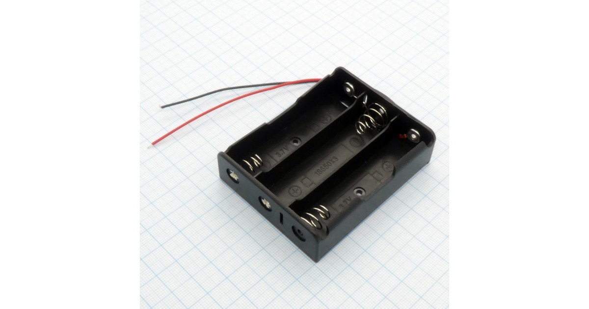 Купить Держ.батарей 3*18650 с проводом . оптом в Москве