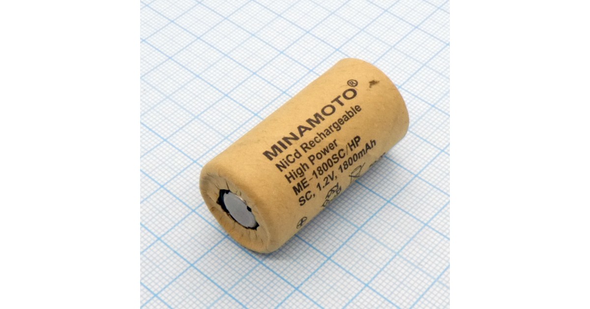Купить Аккумулятор 23х43мм ME-1800SC/HP Minamoto оптом в Москве