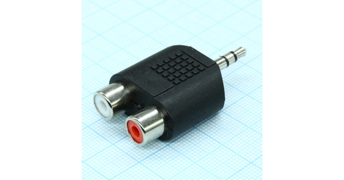 Купить AD TRS штекер 3,5 - 2 RCA гнездо SHE оптом в Москве