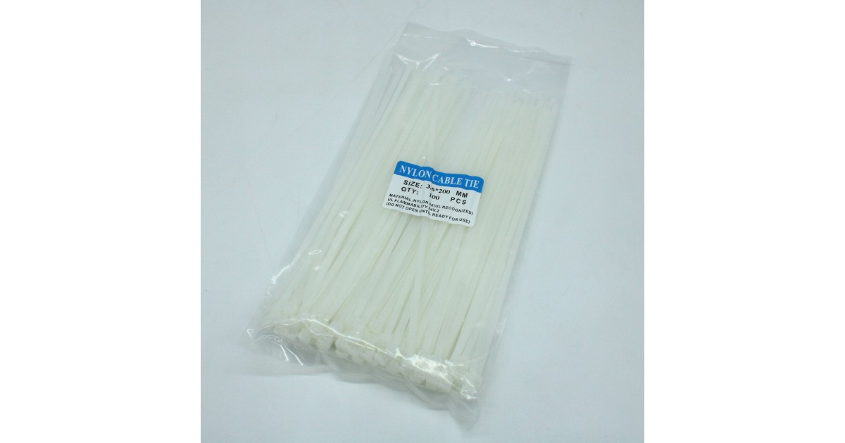 Купить Стяжка 3.5(3.6-4.0мм)*200 8.0" .(100 шт) YCD оптом в Москве