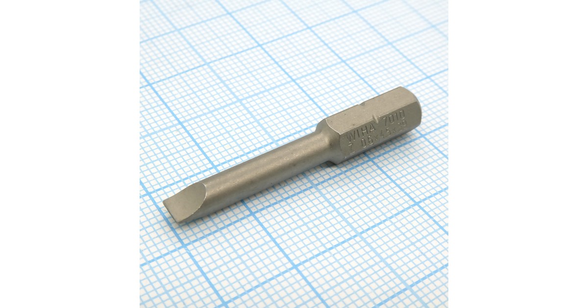 Купить Насадка (бита) 7010 Z  0,6x4,5x39 Wiha оптом в Москве