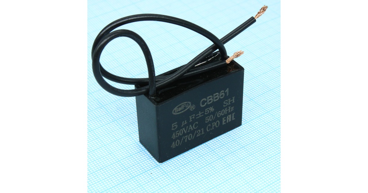 Купить CBB61   5UF  450V SAIFU оптом в Москве
