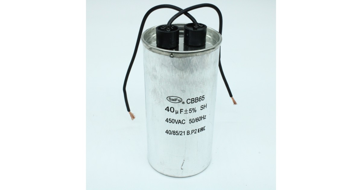 Купить CBB65  40UF  450V WIRE SAIFU оптом в Москве