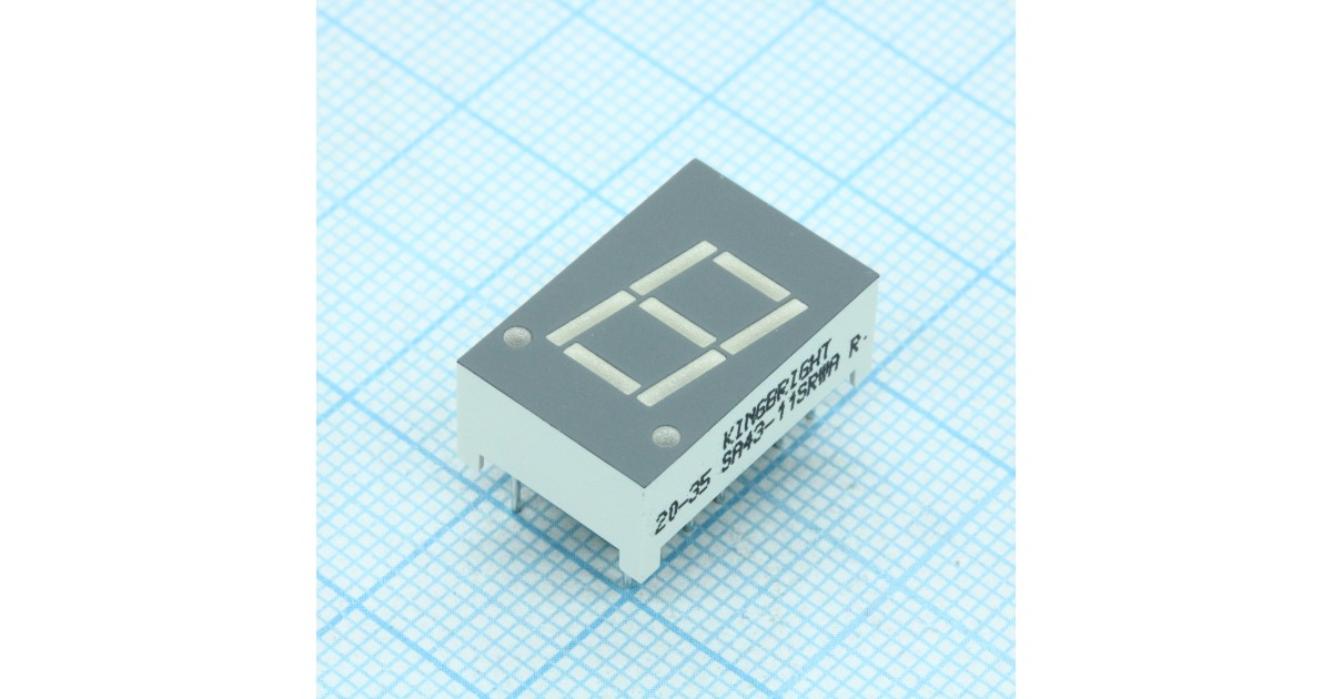 Купить SA43-11SRWA Kingbright оптом в Москве