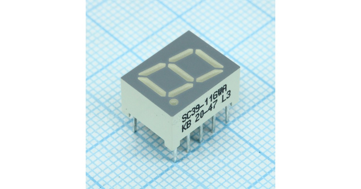 Купить SC39-11GWA Kingbright оптом в Москве