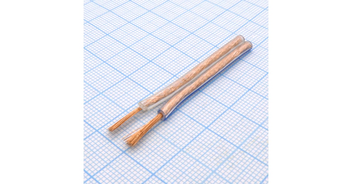 Купить Провод  акустический 2 х 1.0мм.кв.прозр. . оптом в Москве