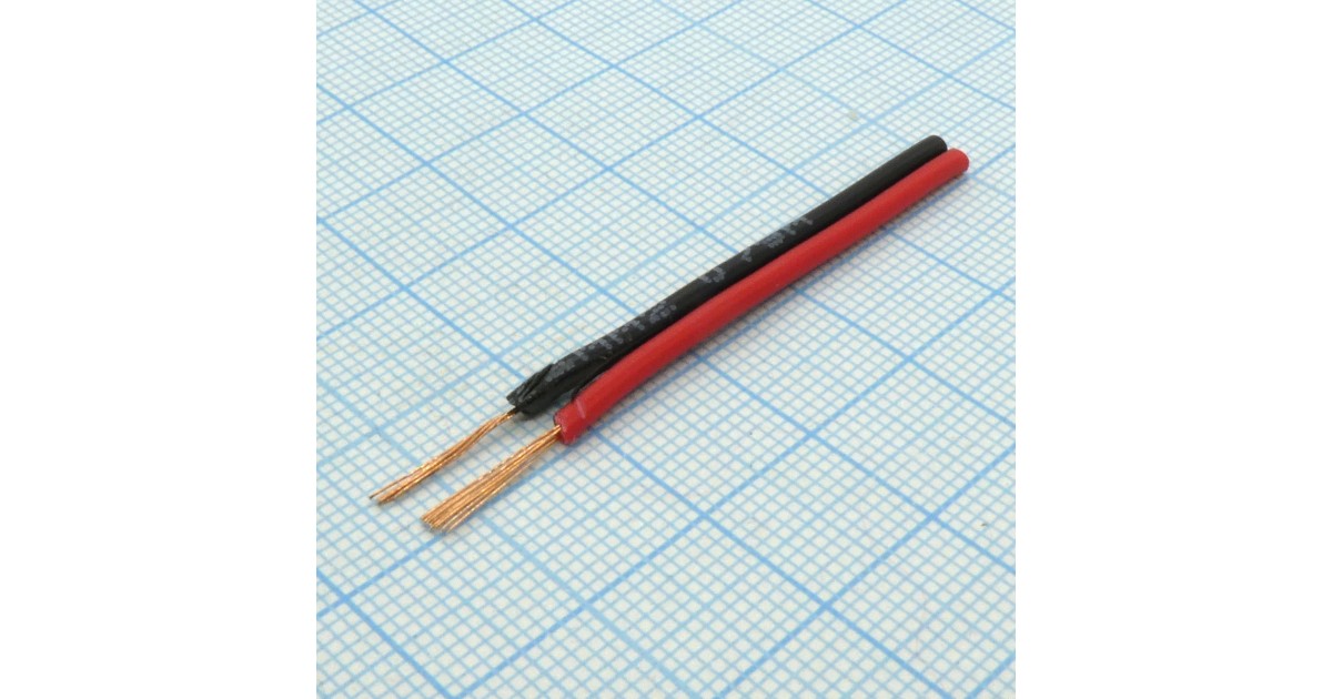 Купить Провод  акустический 2 х 0.35мм.кв.кр/ч . оптом в Москве