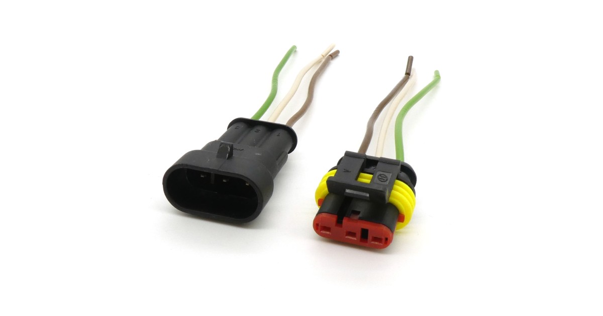 Купить штекер+гнездо, 3контакта, IP66 Неизвестно оптом в Москве