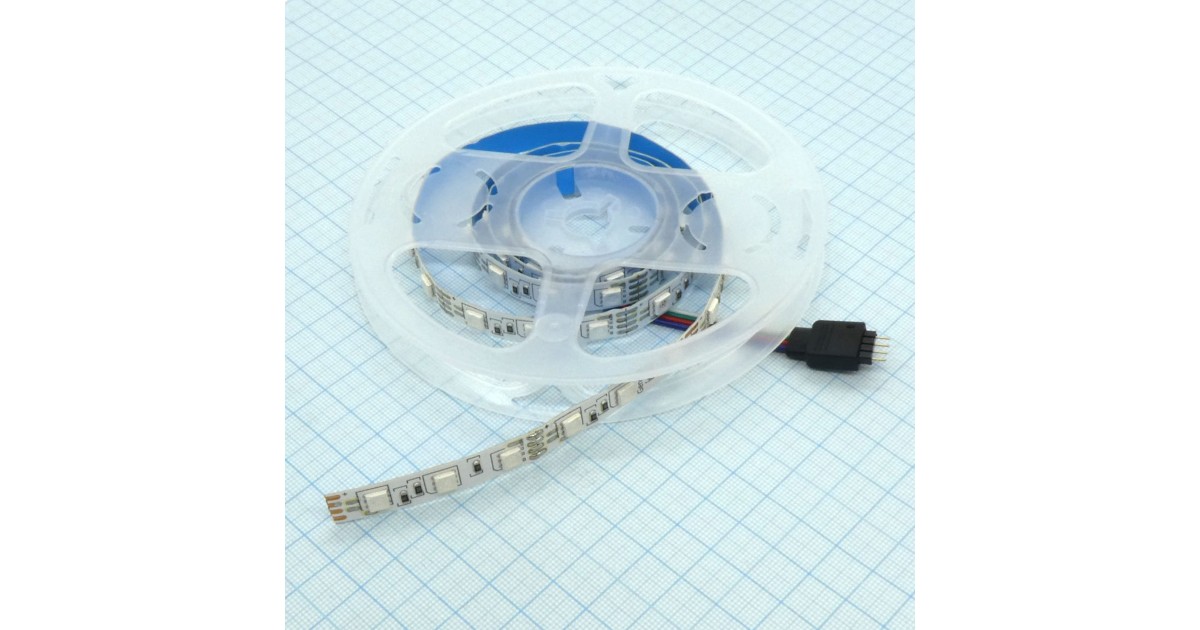 Купить LED-лента 5050 RGB/ 60 чипов/1м/12V General оптом в Москве
