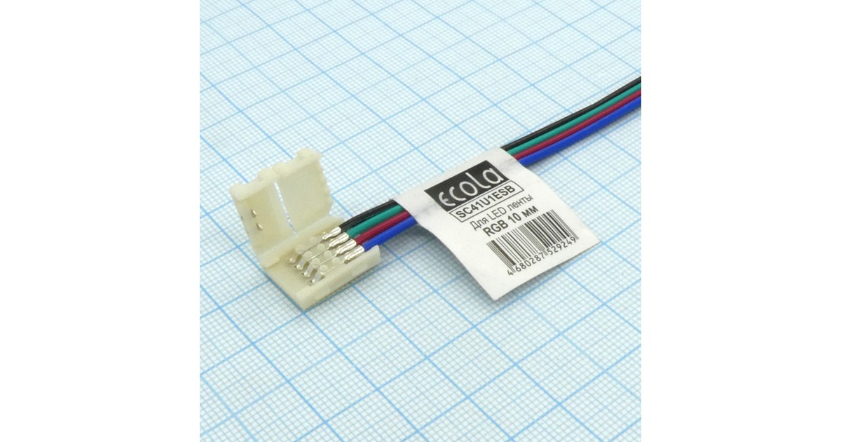 Купить Коннектор для LED-ленты RGB кп Ecola оптом в Москве