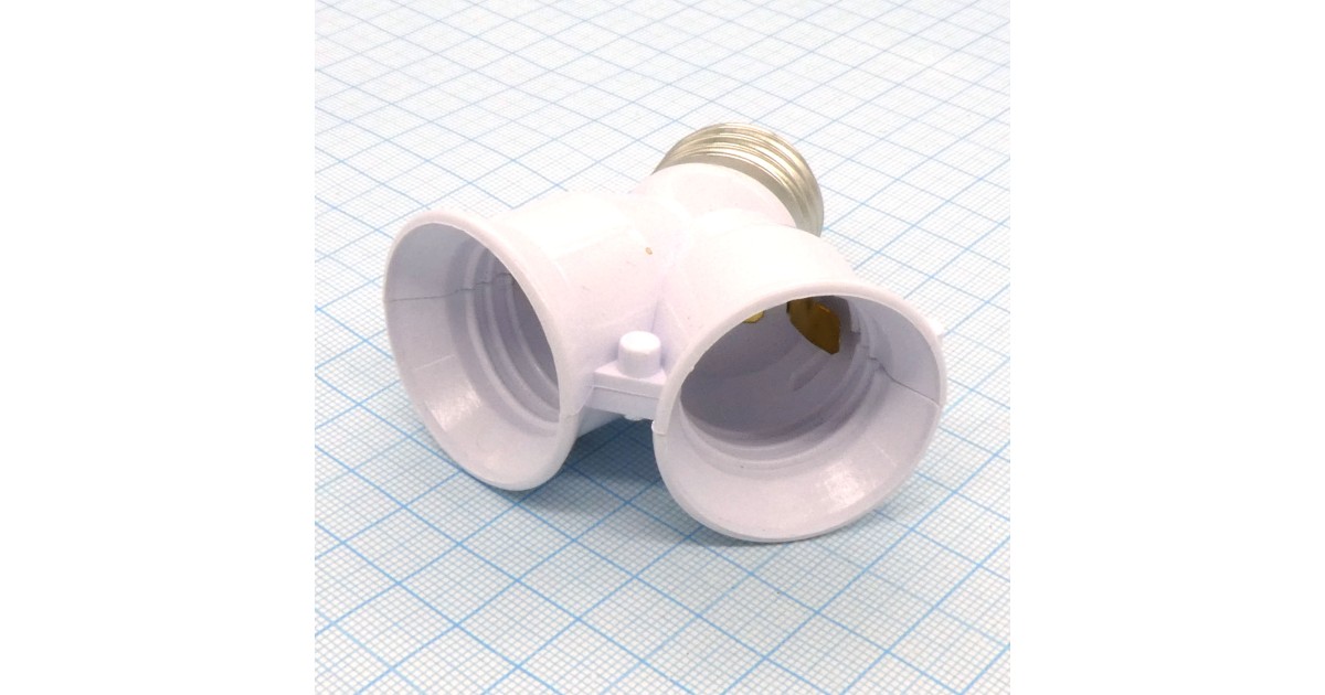 Купить Патрон-переходник E27-2*E27 Ecola оптом в Москве