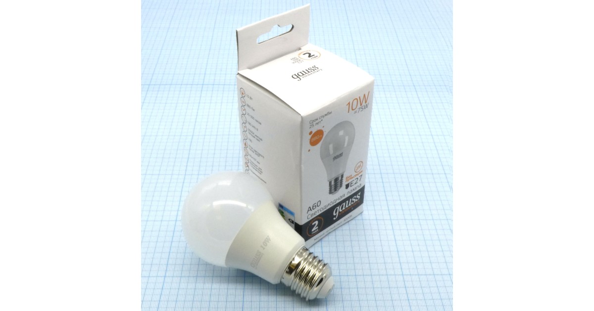 Купить Лампа LED Gauss 10W тёпл (226) Gauss оптом в Москве