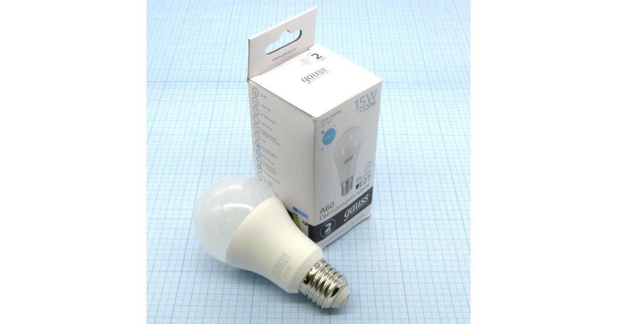 Купить Лампа LED Gauss 15W хол (228) Gauss оптом в Москве