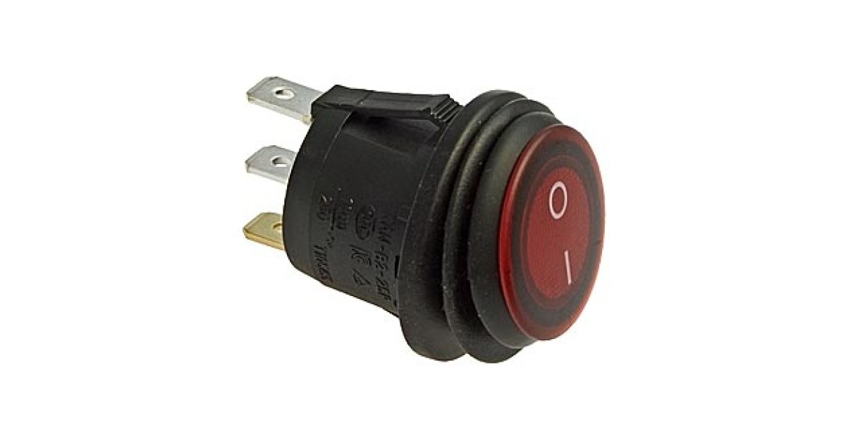 Купить SB040 RED IP65 ON-OFF Ф20.2MM RUICHI оптом в Москве