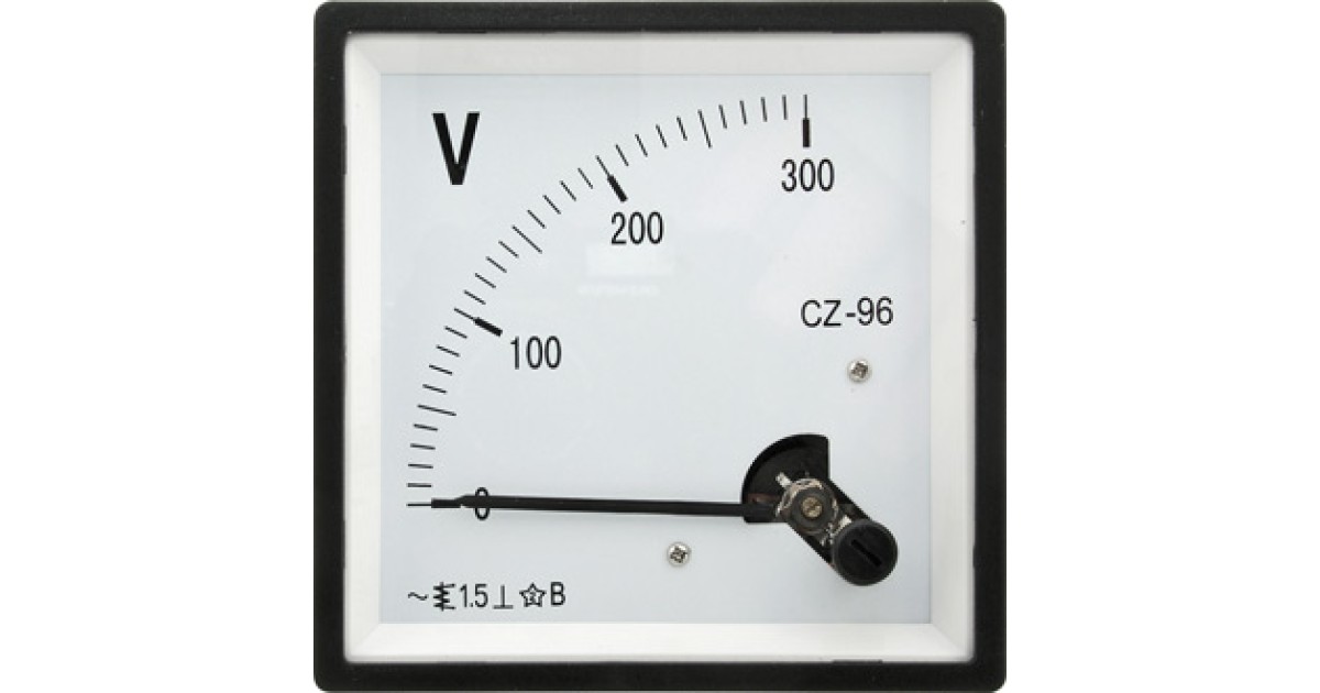 Купить Вольтметр 300В   50ГЦ  (96Х96) RUICHI оптом в Москве