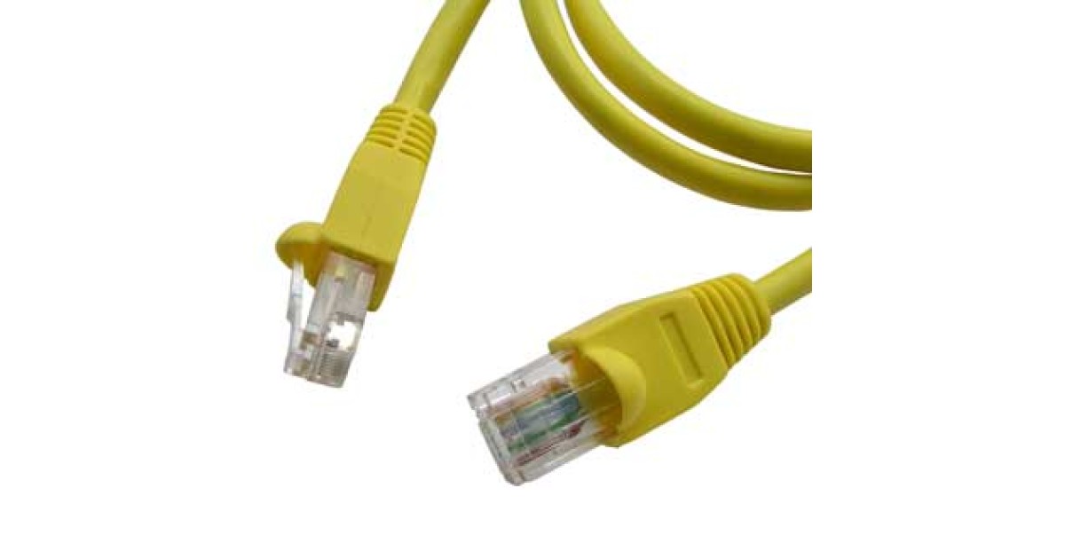 Купить Патчкорд RJ45 1м желтый RUICHI оптом в Москве