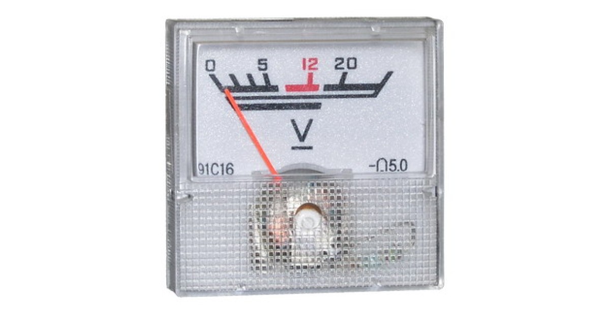 Купить Вольтметр   20В   (40Х40) RUICHI оптом в Москве