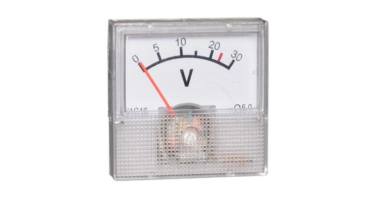 Купить Вольтметр   30В   (40Х40) RUICHI оптом в Москве