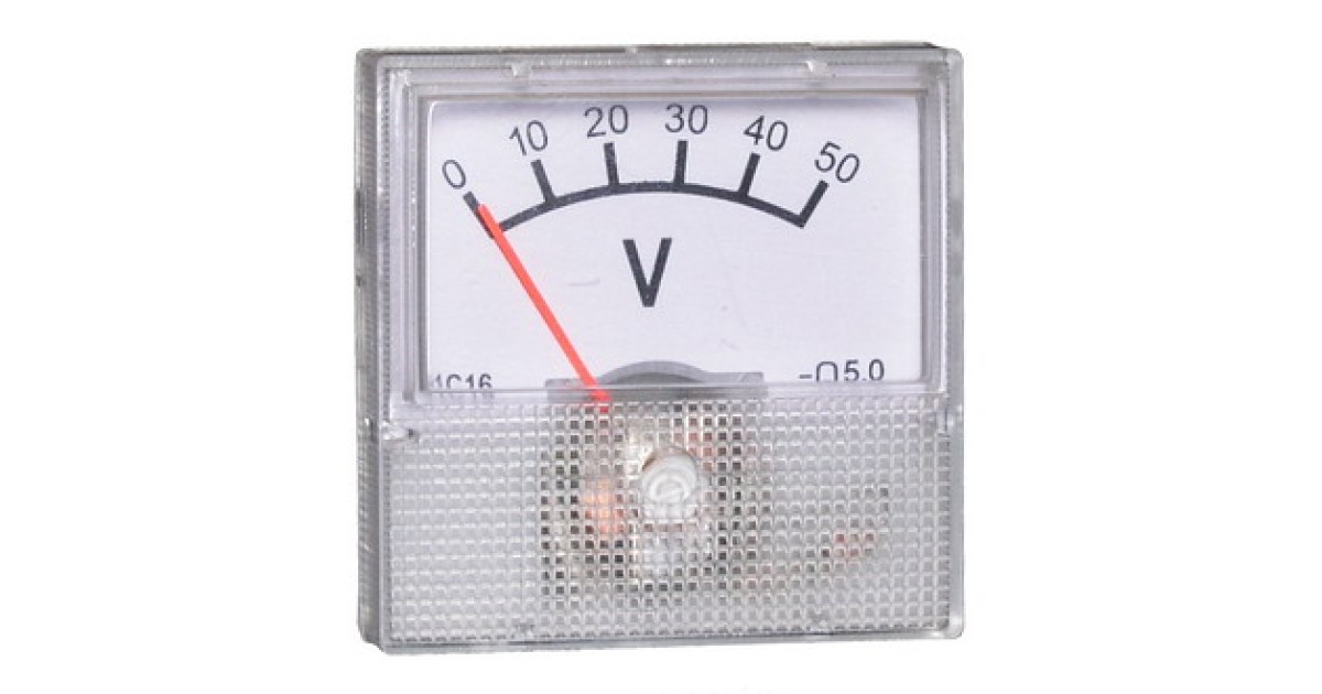 Купить Вольтметр   50В   (40Х40) RUICHI оптом в Москве