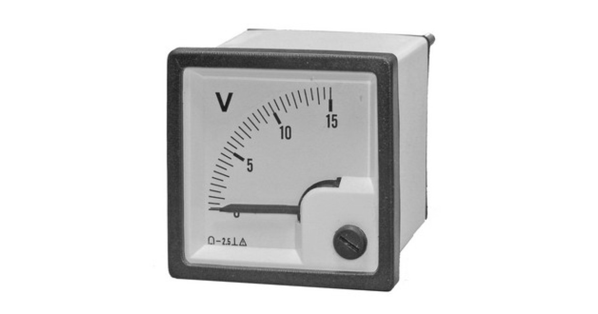 Купить Вольтметр   15В   (48Х48) RUICHI оптом в Москве